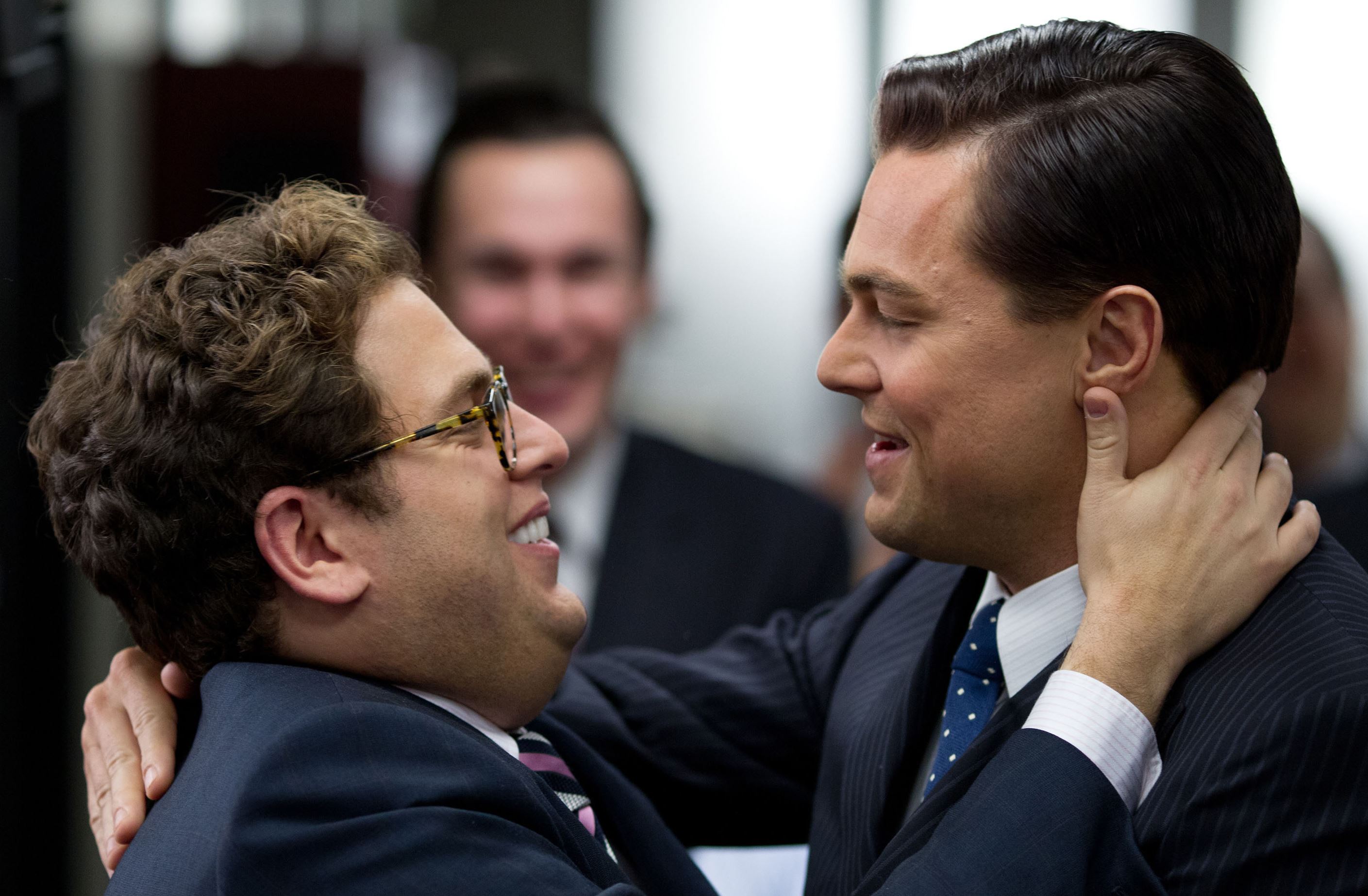 THE WOLF OF WALL STREET BESTIES LEONARDO DICAPRIO AND JONAH HILL ON A